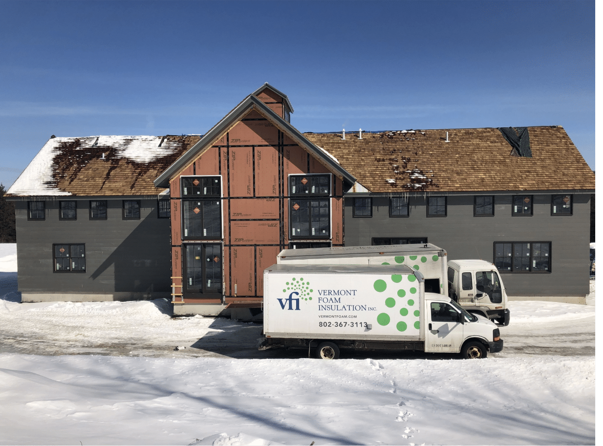 VFI truck parked in front of a home