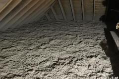 Loose Blown in Cellulose on Attic Flats