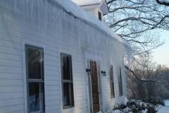 Before - notice the icicles