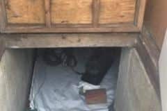 Crawlspace access, Peru Vermont