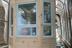 tiny house under construction exterior