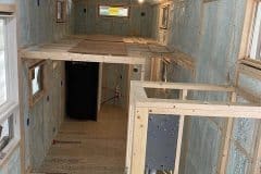 spray foam tiny house interior overview