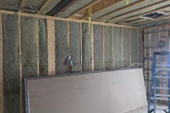 Stratton, Vermont. New Construction, Rock Wool Batts